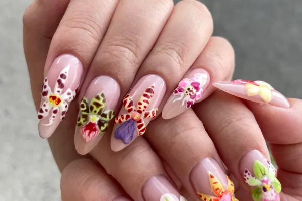 Russian manicure nail art at 613NAILS